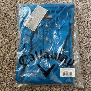 Callaway Men’s Teal Blue Polo Performance Golf Shirt